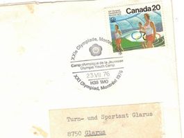 Olympia Olympiade MONTREAL Kanada 1976 Briefmarken Stempel