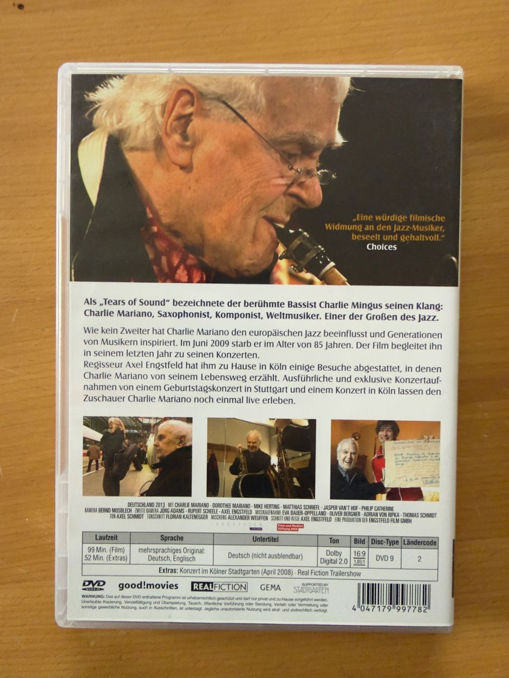 Tutti i DVDs: DVD "Charlie Mariano" – Usato da Rehetobel venduto da Paganini.Oliver 1