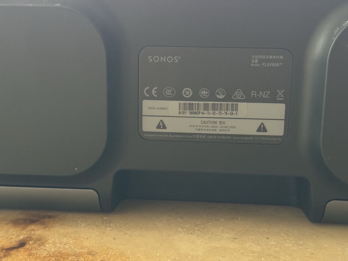 Sonos Lautsprecher: Sonos Playbar – Gebraucht aus Unterseen von  5