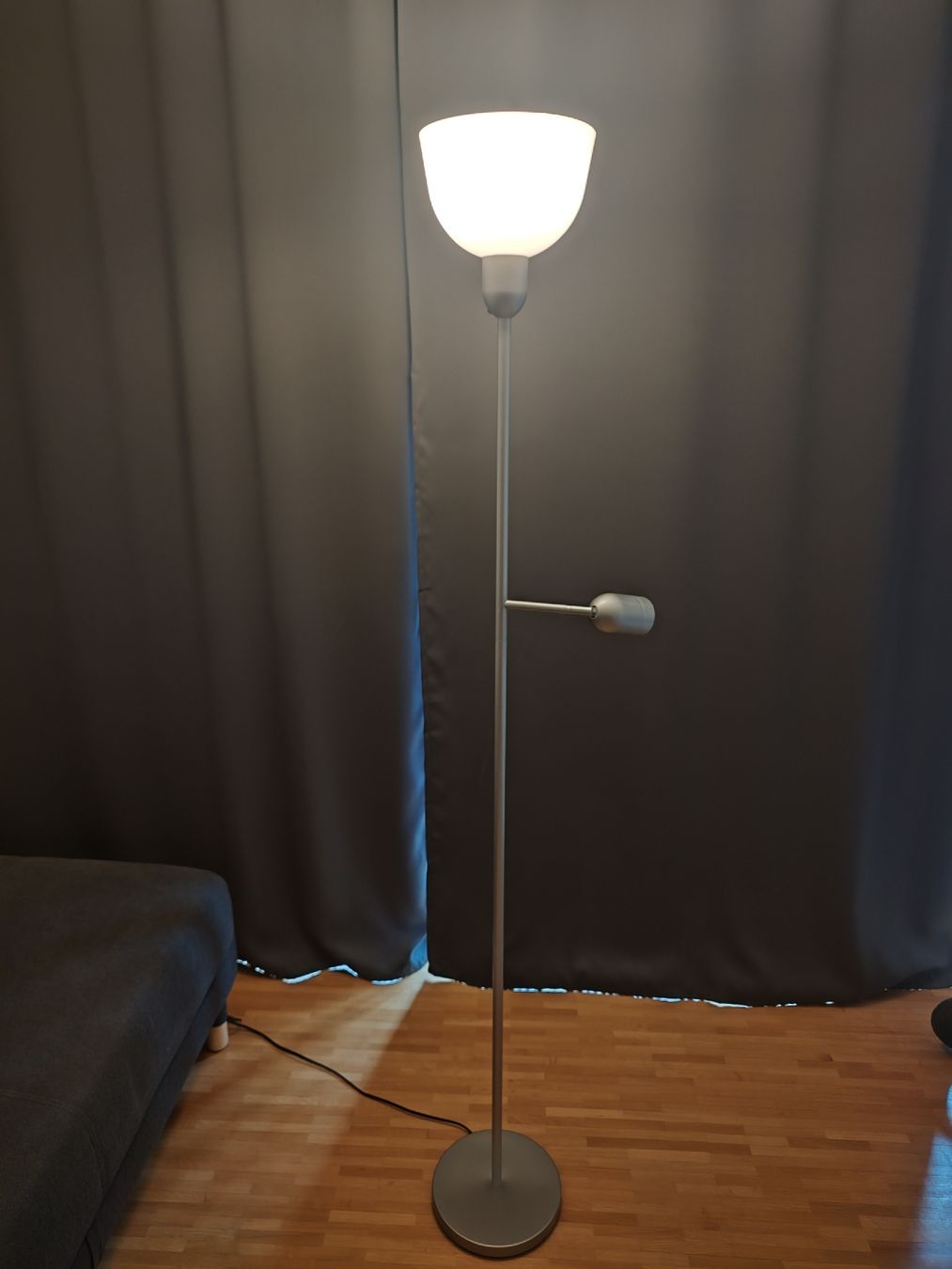 Ikea Lampen: Floor lamp with reading light silver – Gebraucht aus Glattbrugg von wki_jq8f 2