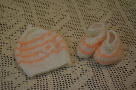 TAILLE 0-3 MONATE - BABY SET NEU - HANDARBEIT