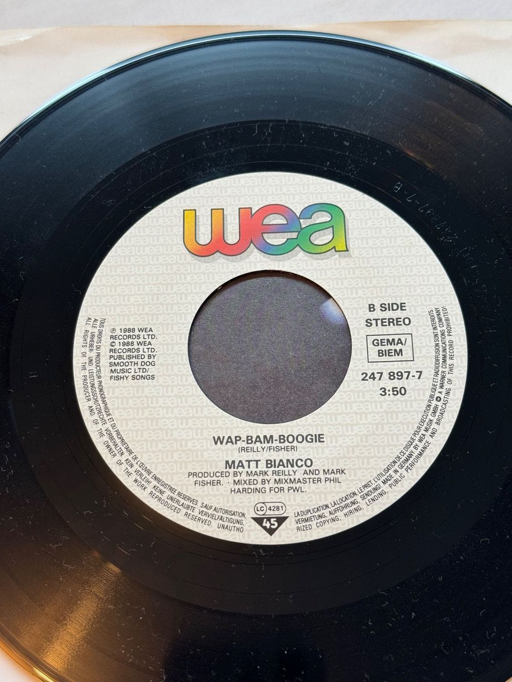 Dischi in vinile: Matt Bianco - Don't Blame It 45T Vinyle – Usato da la Chaux-de-Fonds venduto da Lampe 5