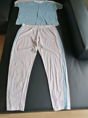 Damen Pyjama ISA Bodywear, Grösse XL aus 100% Baumwolle