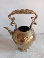 Vintage o. Antike Messing Kanne aus Jerusalem - 102 Gramm
