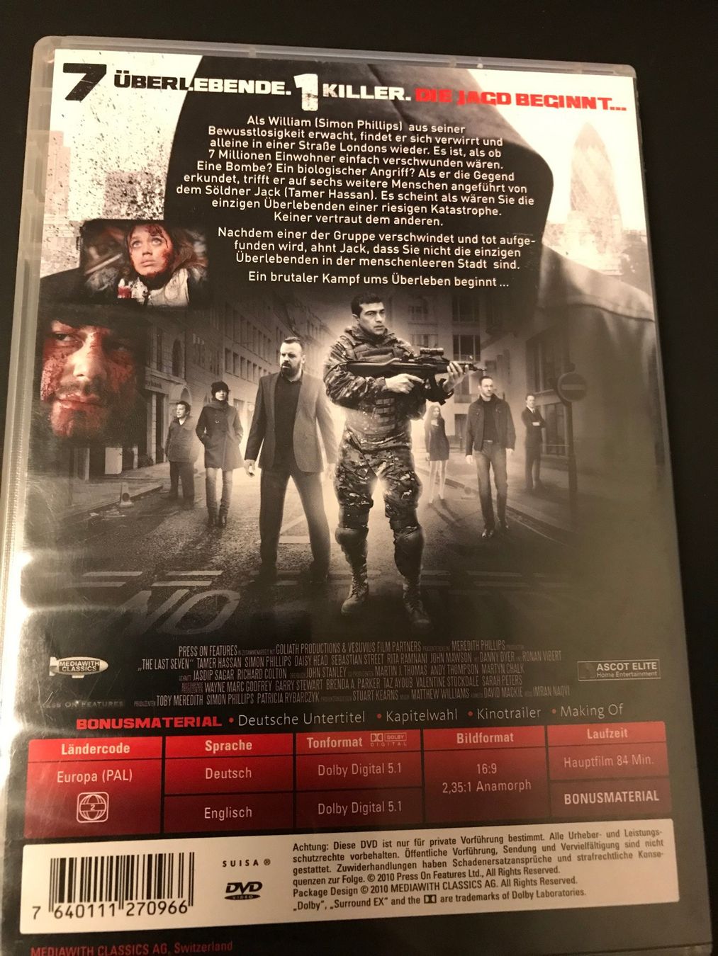 Alle DVDs: THE LAST SEVEN – Gebraucht aus Freudwil von Feenland2010 1