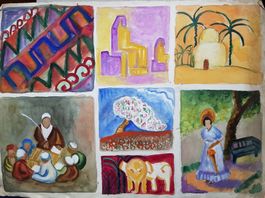 Yvonne ASSIMON (XX) 7 vues très colorées