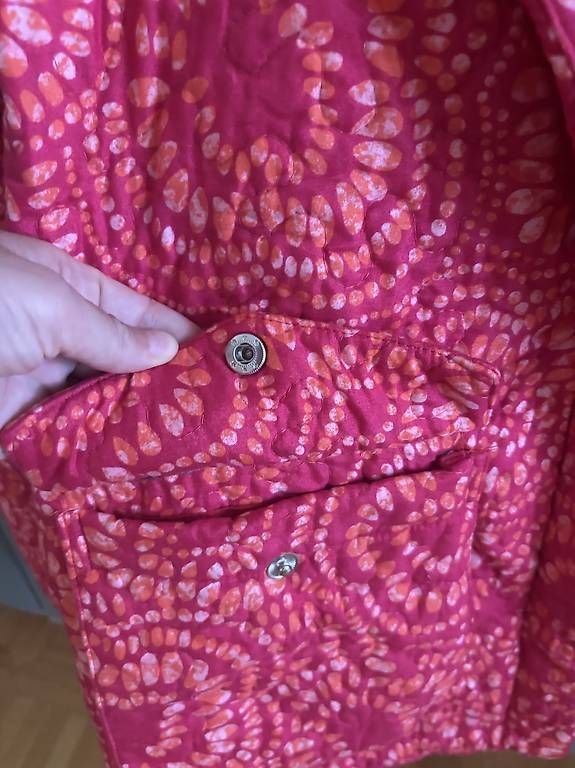 Giacche: Rework Jacke Pink/Orange Muster Grösse L – Usato da Zürich venduto da Marianavalente 2