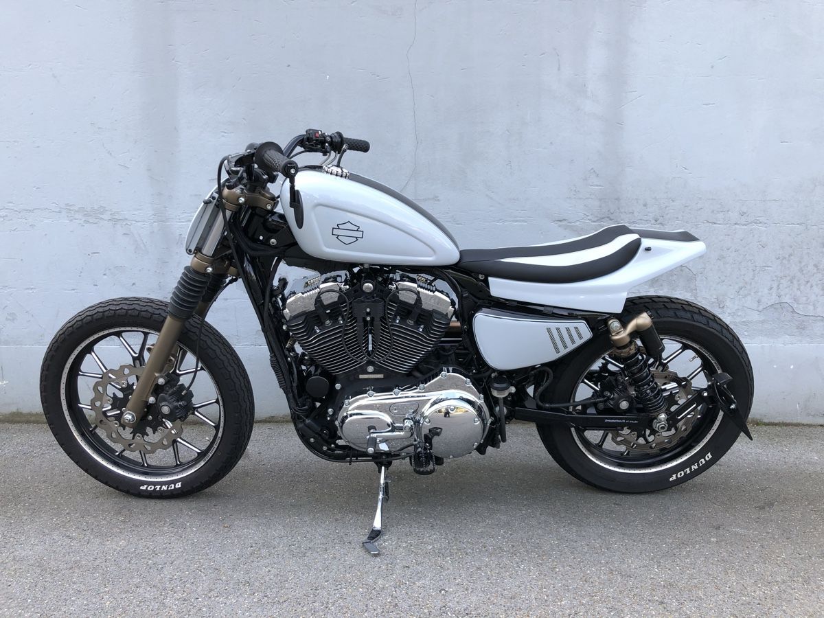Harley-Davidson Chopper: Harley Davidson XL1200 Flat-Tracker – Usato da Uzwil venduto da faebi-C 2