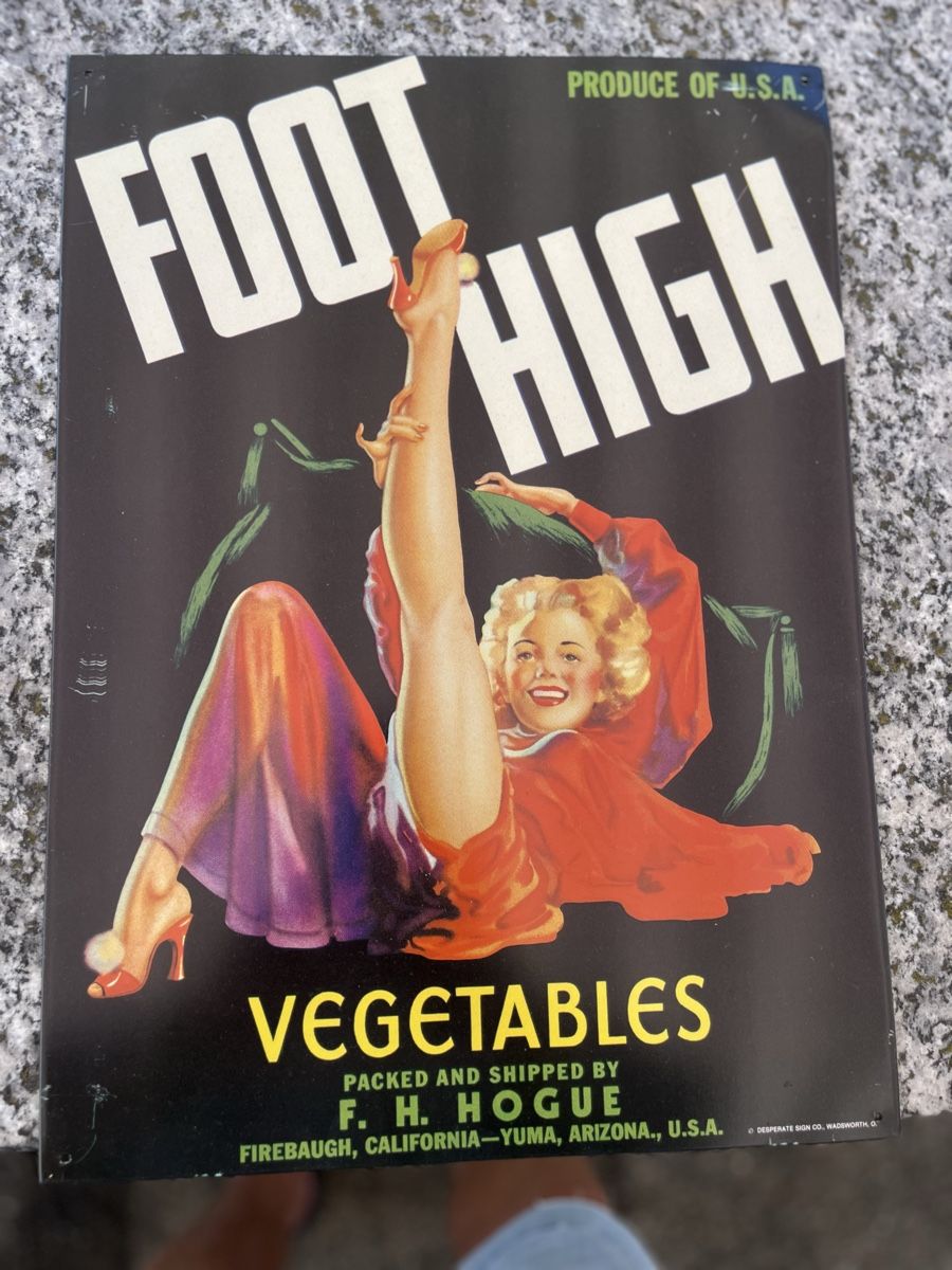 Schilder: Schild Foot High – Gebraucht aus Mönchaltorf von VaSo56
