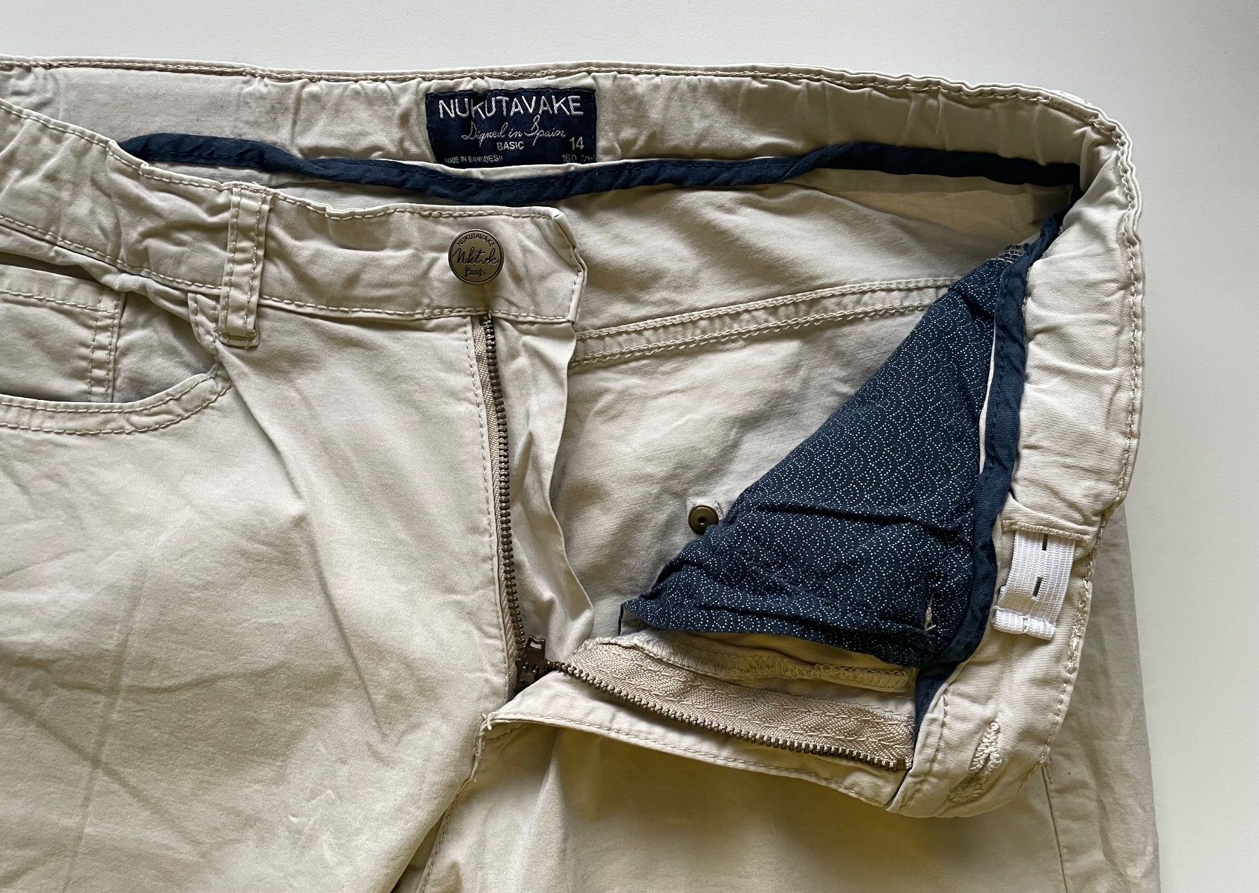 Pantaloni: Nukutavake Basic Hose, beige, Gr. 160, Neu! – Nuovo (secondo la descrizione) da Winterthur venduto da crave 6