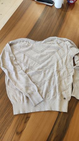 Damen Pullover Garcia beige Grösse L gut erhalten