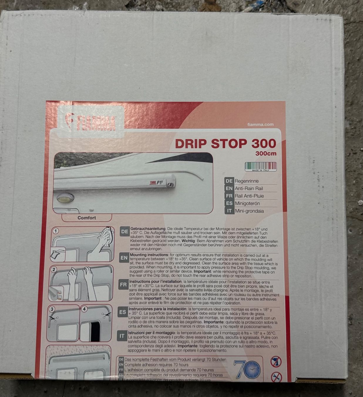 Sonstiges Campingzubehör: Drip Stop 3m - Selbstklebend – Neu und originalverpackt aus Thun von ssj46