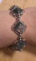 Moosachat Edelstahl Armband G