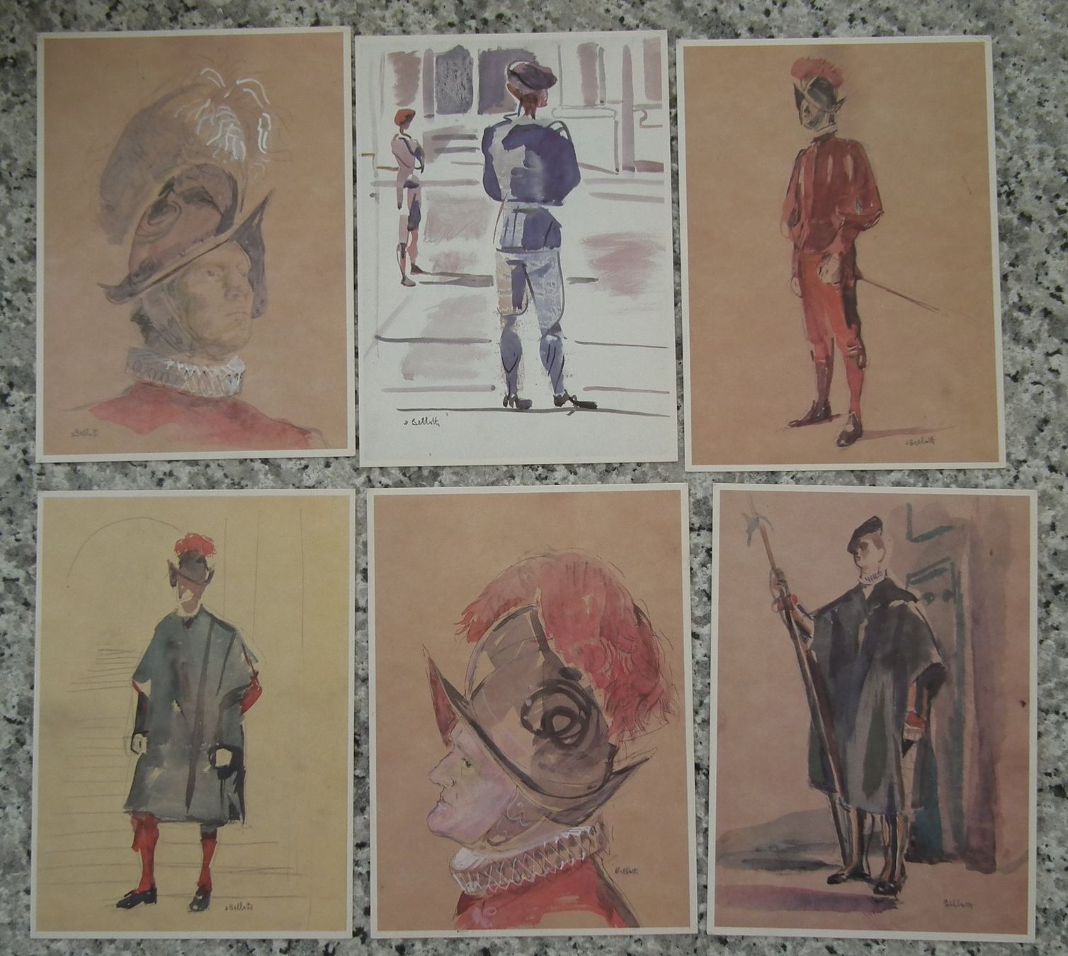 Tutti i francobolli: Die Schweizergarde des Vatikans  Folder mit 8 Kunst Karten – Usato da Kriens venduto da WULLU99 3