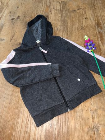 Graue Sweatjacke 110/116 H&M