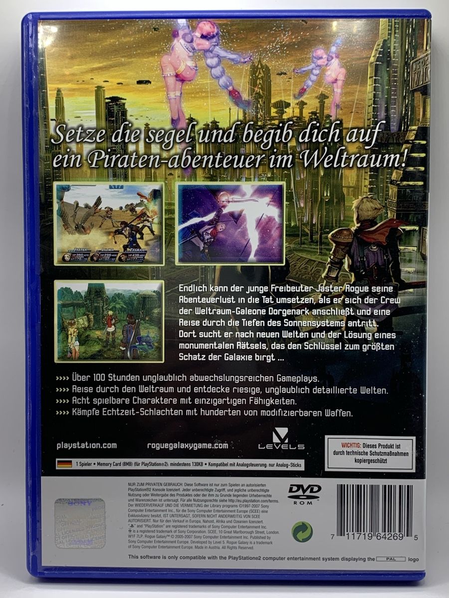 Sony Giochi: Rogue Galaxy - PS2 – Usato da Ostermundigen venduto da RG-Collector 1