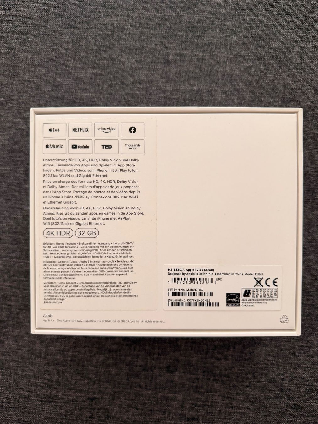 Apple Lecteur multimedia & Streamer: Apple TV 4K HDR 32GB -NEU- – Neuf avec emballage d'origine à Zug par mcm.v.i 2