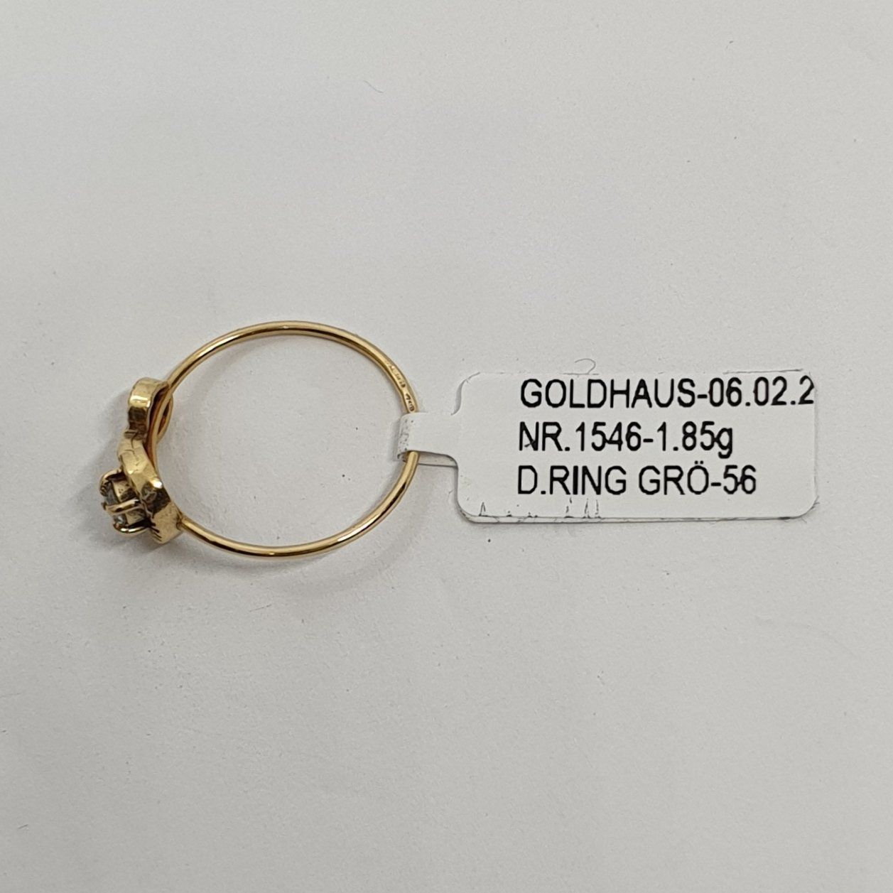 Anelli: Echt 18K Gold Ring – Usato da Luzern venduto da Goldhaus-Luzern 2