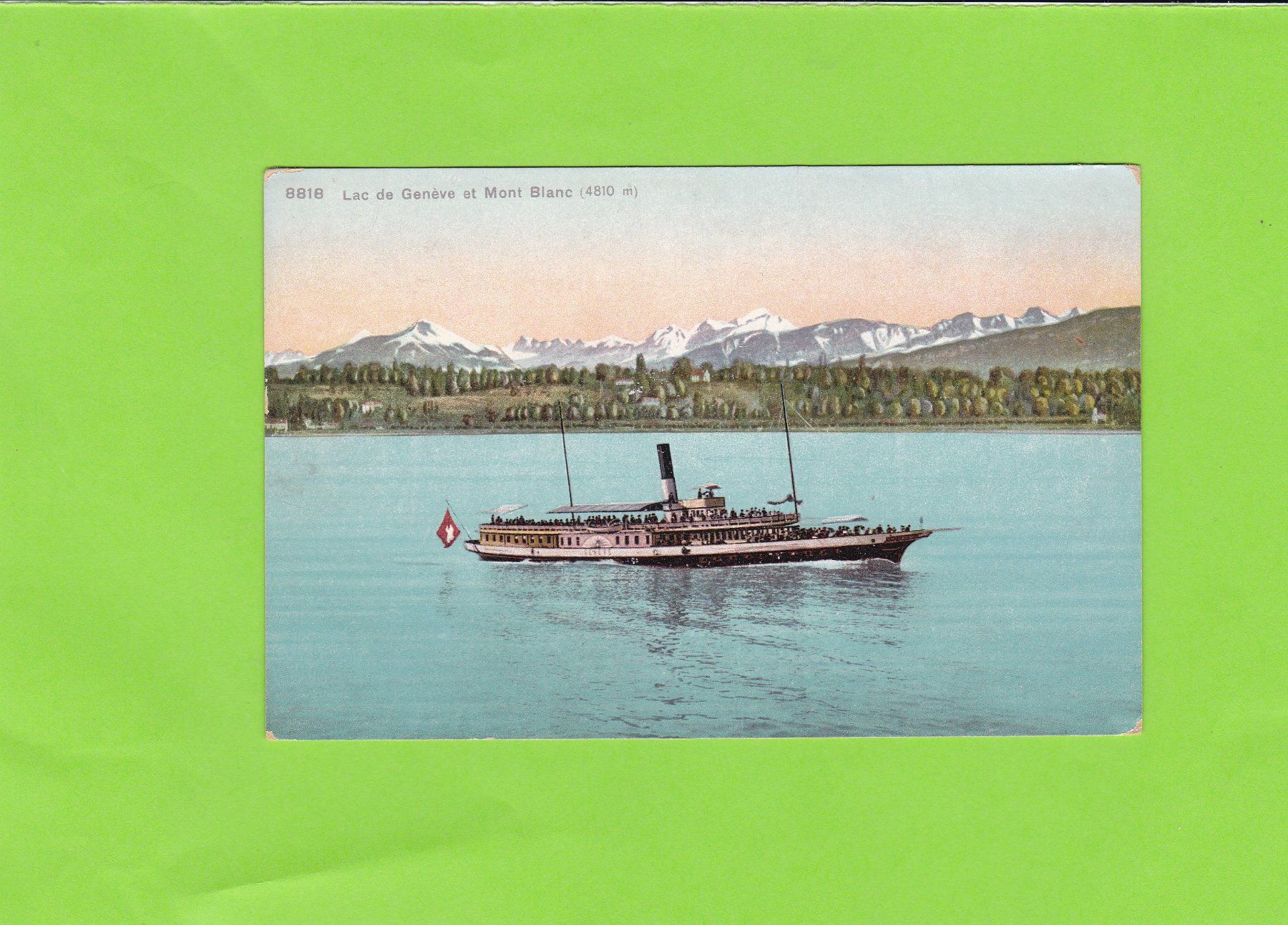 Cartoline postali: Genfersee-Raddampfer – Usato da St. Peterzell venduto da neckertal