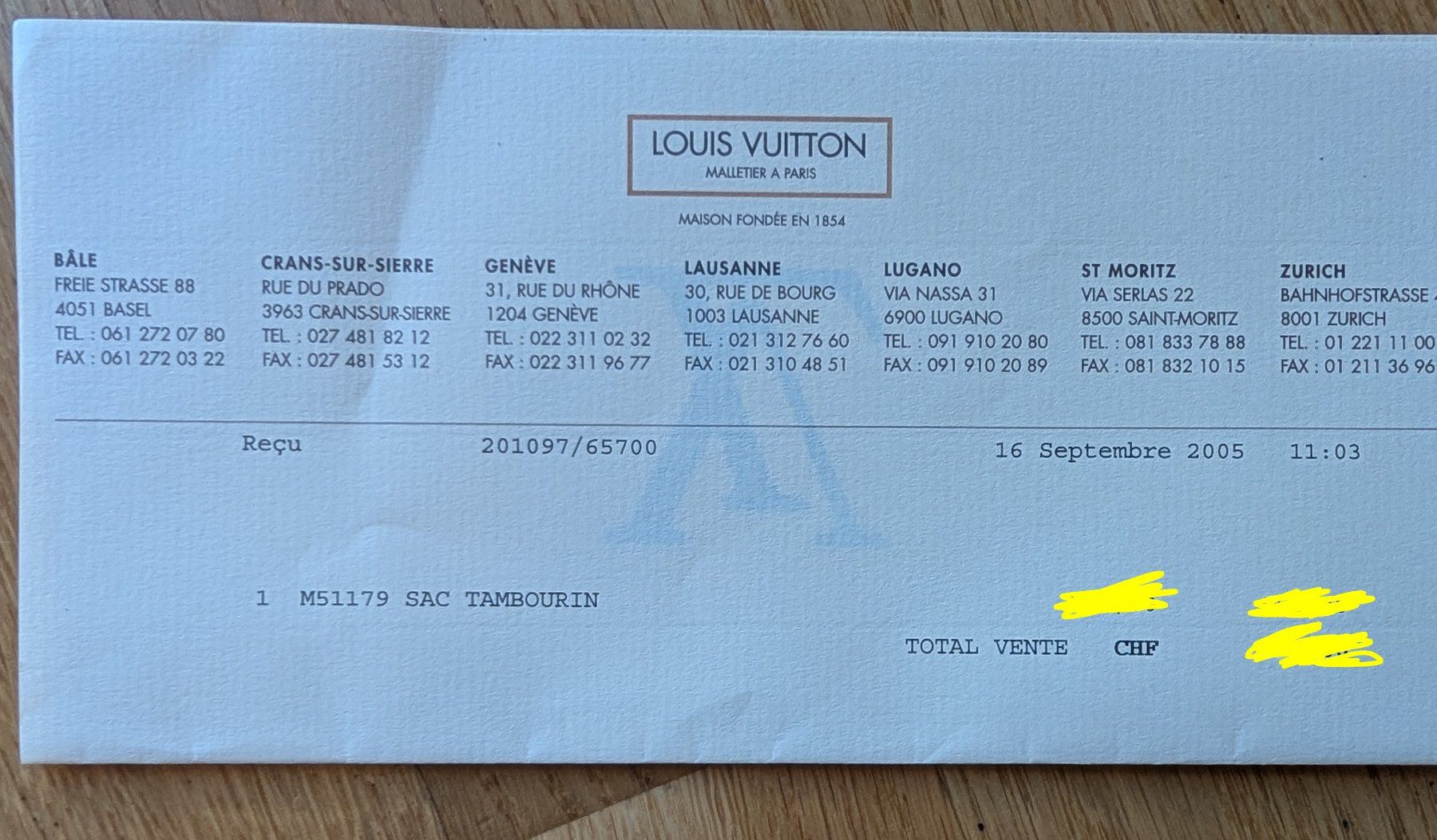 Louis Vuitton Sacs femmes: Sac Tambourin Louis Vuitton – D'occasion à Meyrin par ludovichok 6