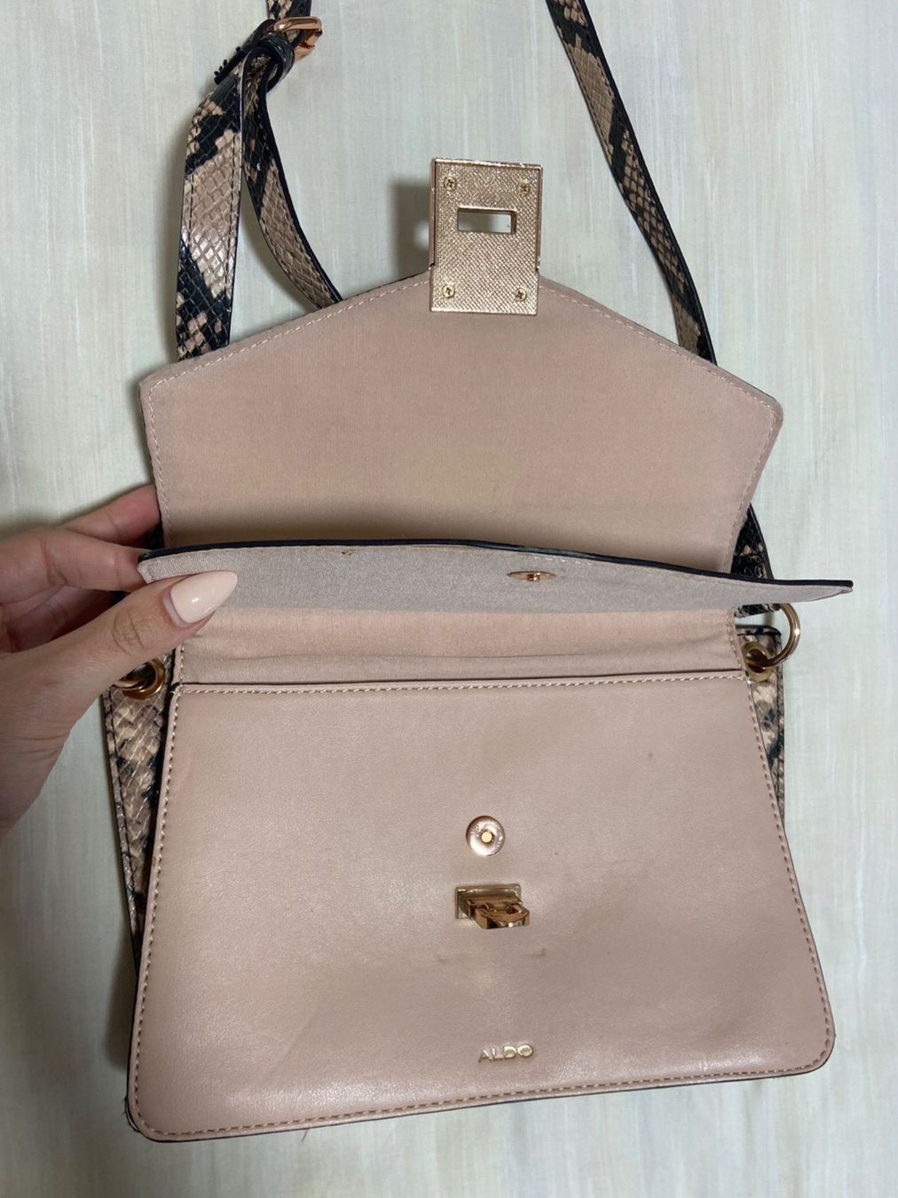 Aldo Borse: Handtasche im Schlangenleder-Look von ALDO – Usato da Zürich venduto da dedasiba 5