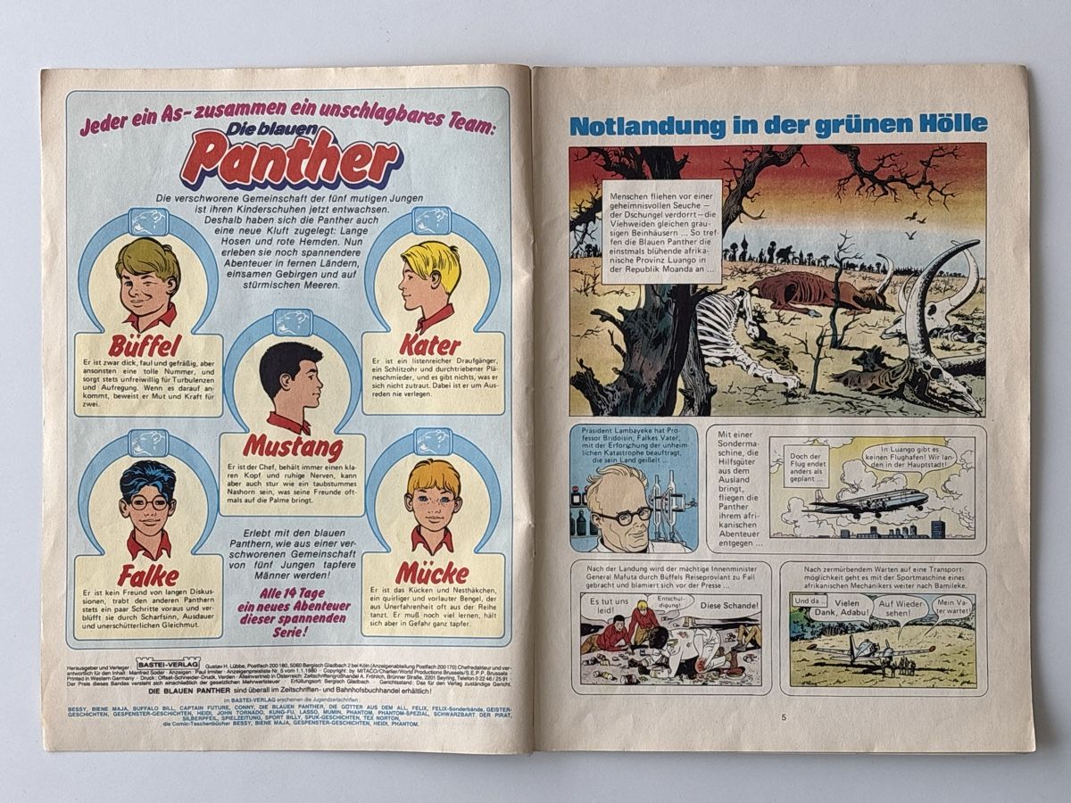 Fumetti: Die blauen Panther – Usato da Zürich venduto da Masaiti 1