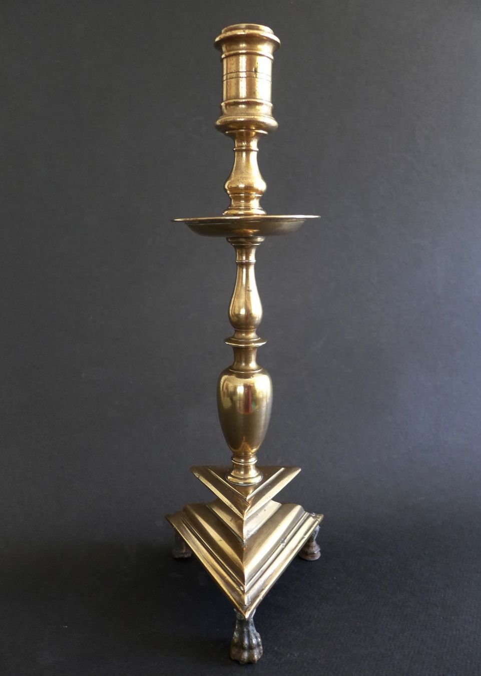 Kerzenständer: Kerzenständer, Messing, Höhe 34 cm. – Gebraucht aus Chur von Bombai01 1