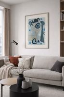 Abstraktes Kunstbild im Stil von Joan Miró – grosses Format