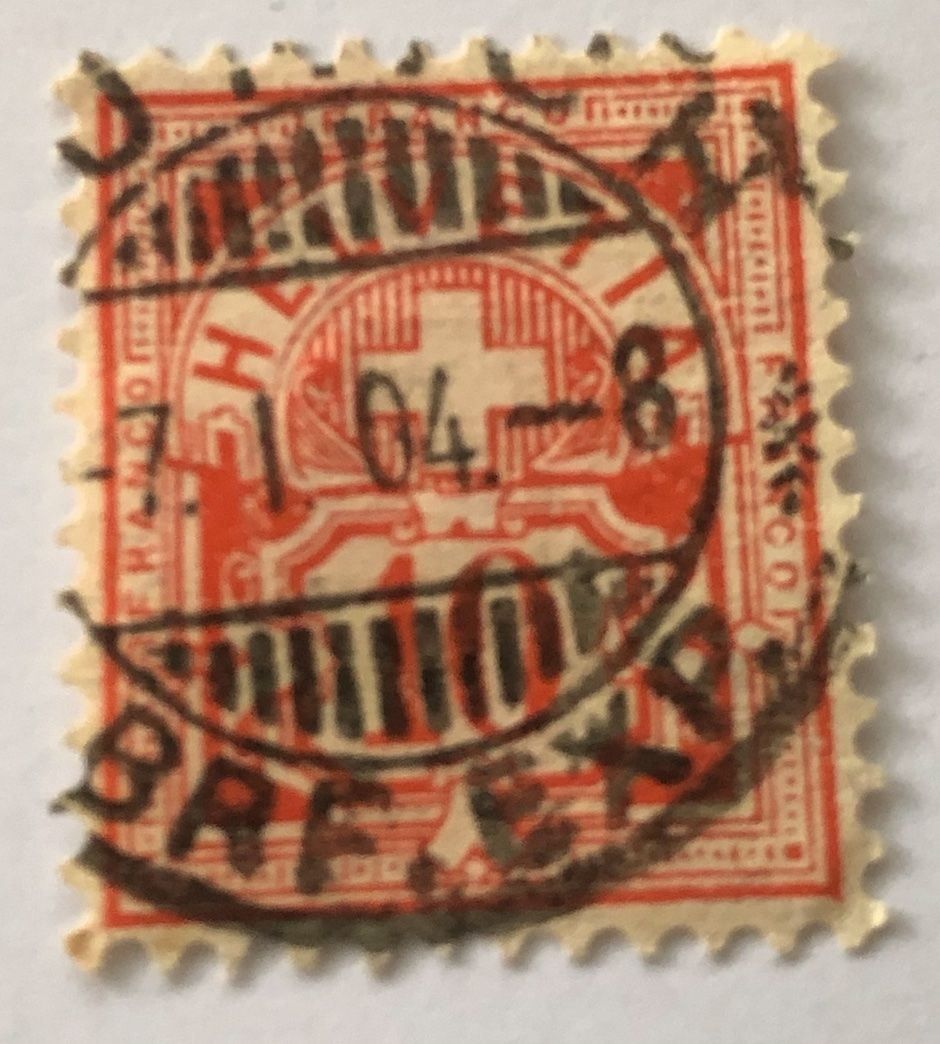 Tutti i francobolli: Ziffermuster mit Vollstempel – Usato da Aarau venduto da Billa007