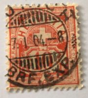 Ziffermuster mit Vollstempel