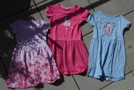 3 Sommerkleid Sommerkleider Fee Schmetterling Gr 122 128 134