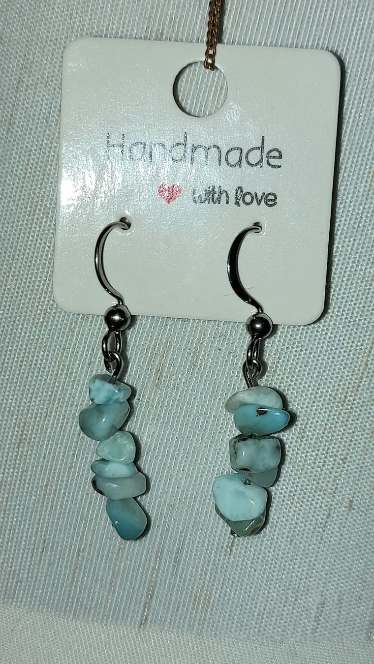 Orecchini pendenti & Orecchini a lobo: Larimar-Ohrringe – Nuovo e nell'imballaggio originale da Sion venduto da aud_7pxl 1