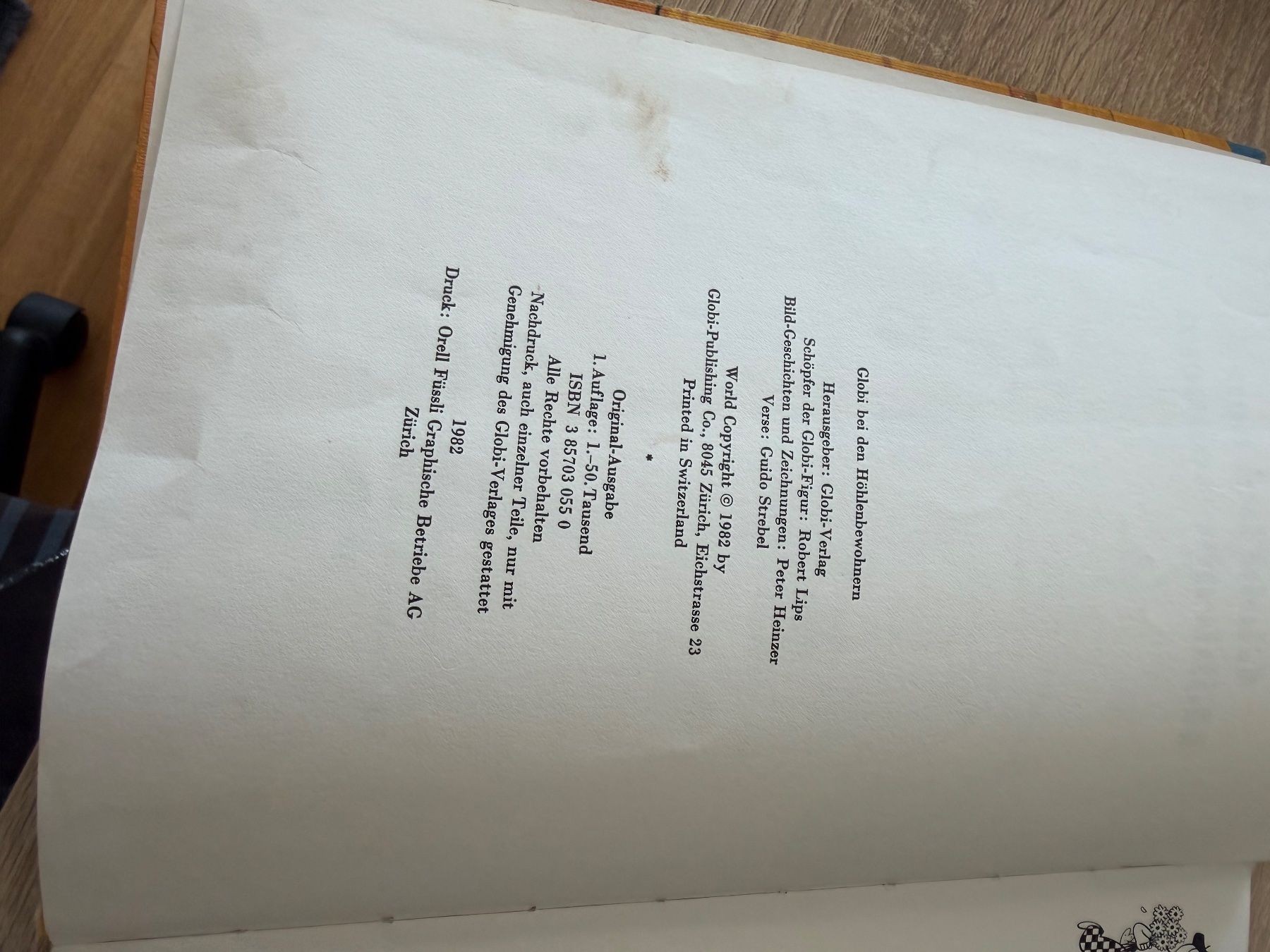 Libri: Globi bei den Höhlenbewohnern 1. Auflage – Usato da Ossingen venduto da kimpossibel 3