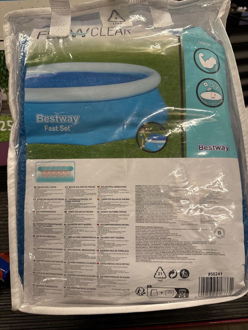 Piscine: neue Poolabteckung, Flowclear, Bestway – Nuovo e nell'imballaggio originale da Necker venduto da liq24