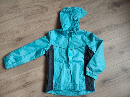 Regenjacke mit Kapuze Gr. 122/128