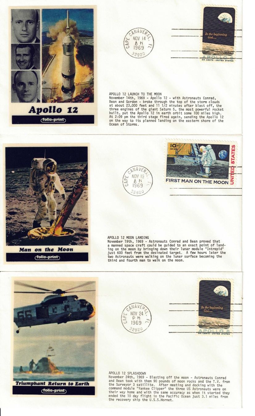 Alle Briefmarken: Apollo-Raumfahrtprogramm – Gebraucht aus Olten von Pjotr8 6