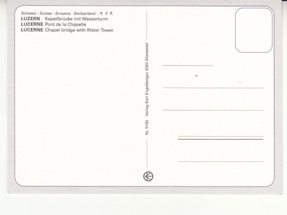 Cartoline postali: Luzern ca. 1980 – Usato da Bürglen TG venduto da StampGraf 1