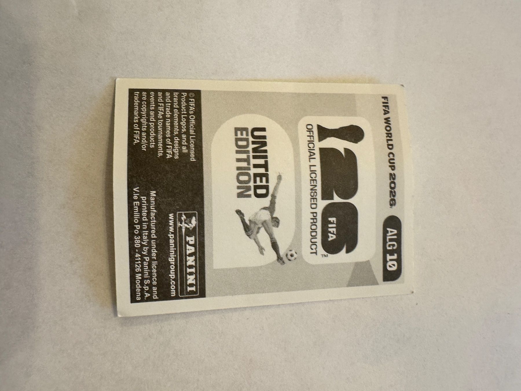 Panini Sammelbilder & Trading cards: FIFA ALG 10 2026 Panini – Gebraucht aus Cormondrèche von SebastienM. 1
