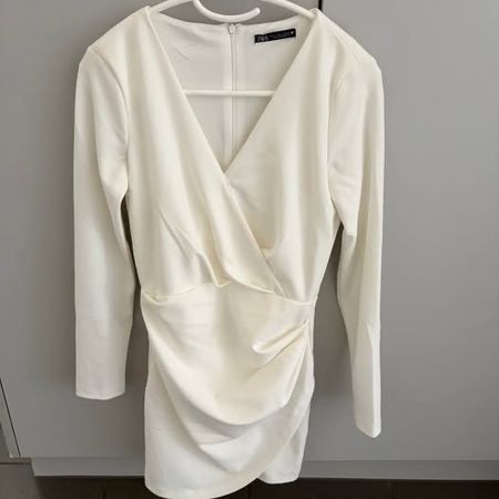 Mini-robe blanche Zara