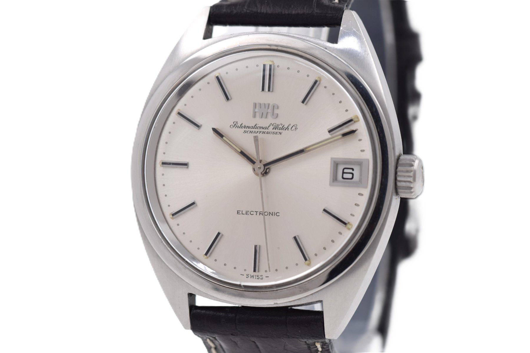 IWC Orologi: IWC Electronic Uhr mit Papieren von 1973 – Usato da Arni AG venduto da magnetKRAFT