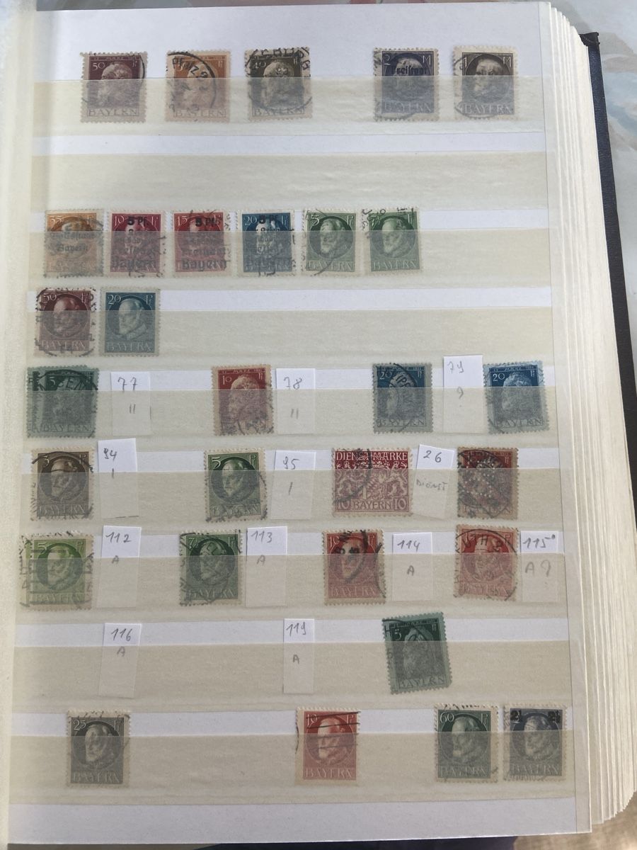 Tutti i francobolli: Stamp Collection Diverse Germany 10 pages – Usato da Collex venduto da RCXGJ 8