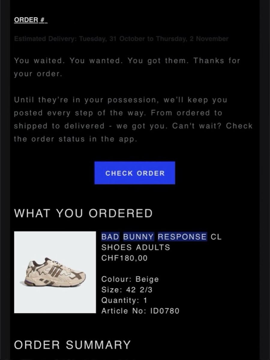 Adidas Scarpe da uomo: Adidas Response x Bad Bunny – Usato da Bern venduto da mat_6z2x 6