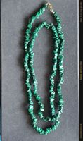 Collier vintage en Malachite naturelle – Éclats (Chips) Vert