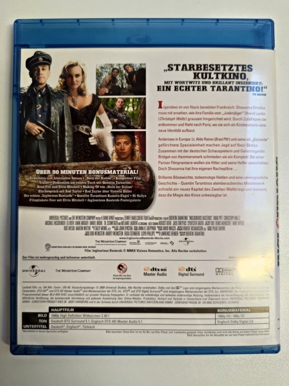 Alle DVDs: Inglourious Basterds – Gebraucht aus Liestal von Kratzilla 2