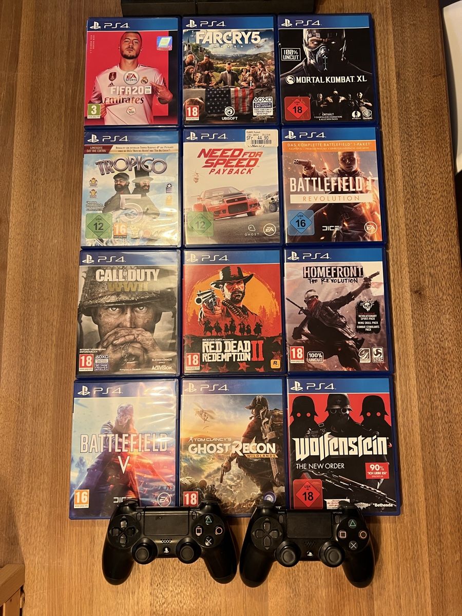 Sony Consoles: PS 4 ink. div. Games – D'occasion à Dachsen par Tim_Sigg 1