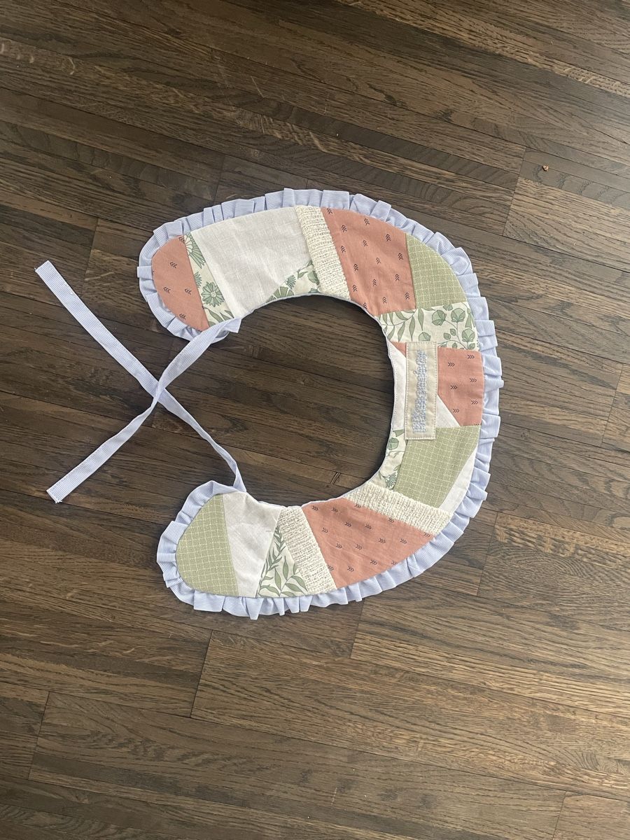 Alle Dekorationen: Handgemachter Kragen, Unikat, Patchwork oder Hellblau, Rüsch – Neu (gemäss Beschreibung) aus Zürich von Claudia0174