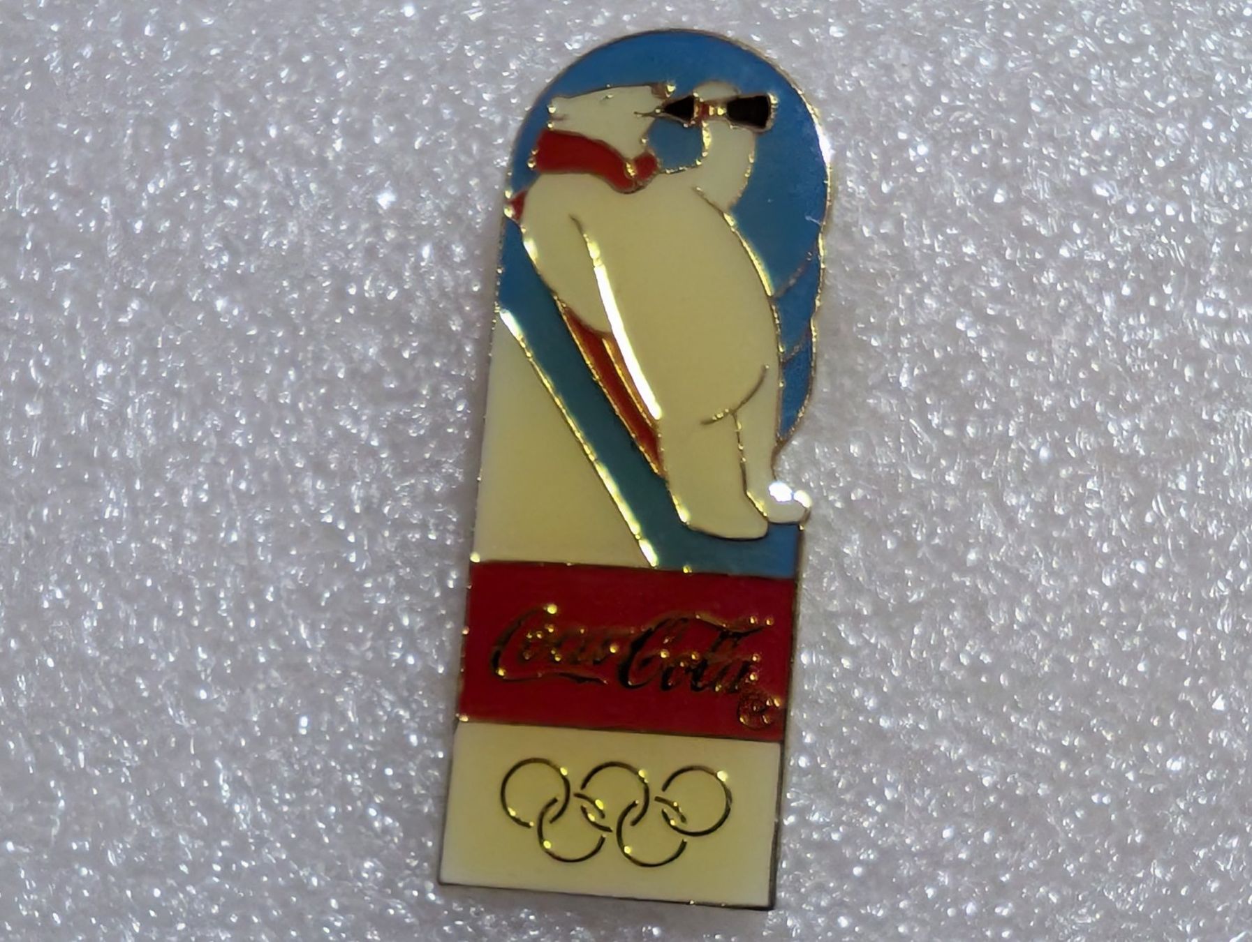 Placchette & Badge: Ansteckpin 254: Olympia x Coca Cola – Usato da Oppligen venduto da Pin-Fall-Shop