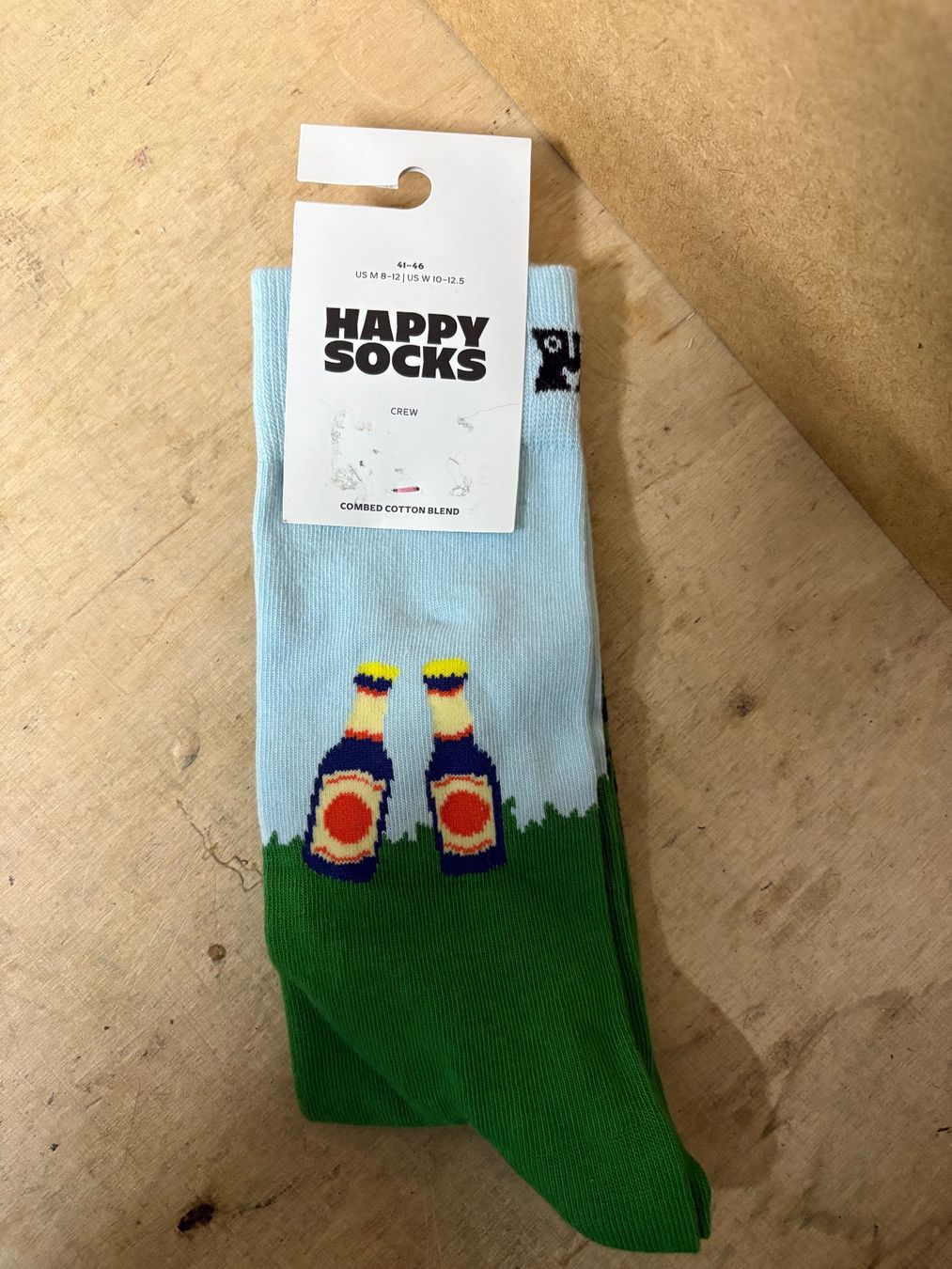 Happy Socks Calze: Happy Socks mit Biermotiv. Gr. 41-46 – Nuovo e nell'imballaggio originale da Kerzers venduto da chassotce