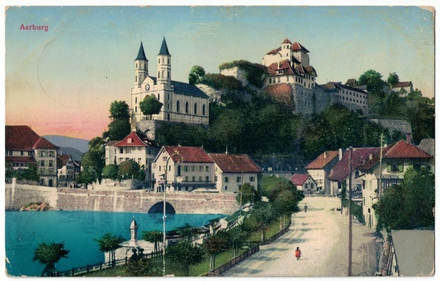 Cartoline postali: Aarburg, Feldpost Bataillon N° 81 – Usato da Frauenfeld venduto da POML