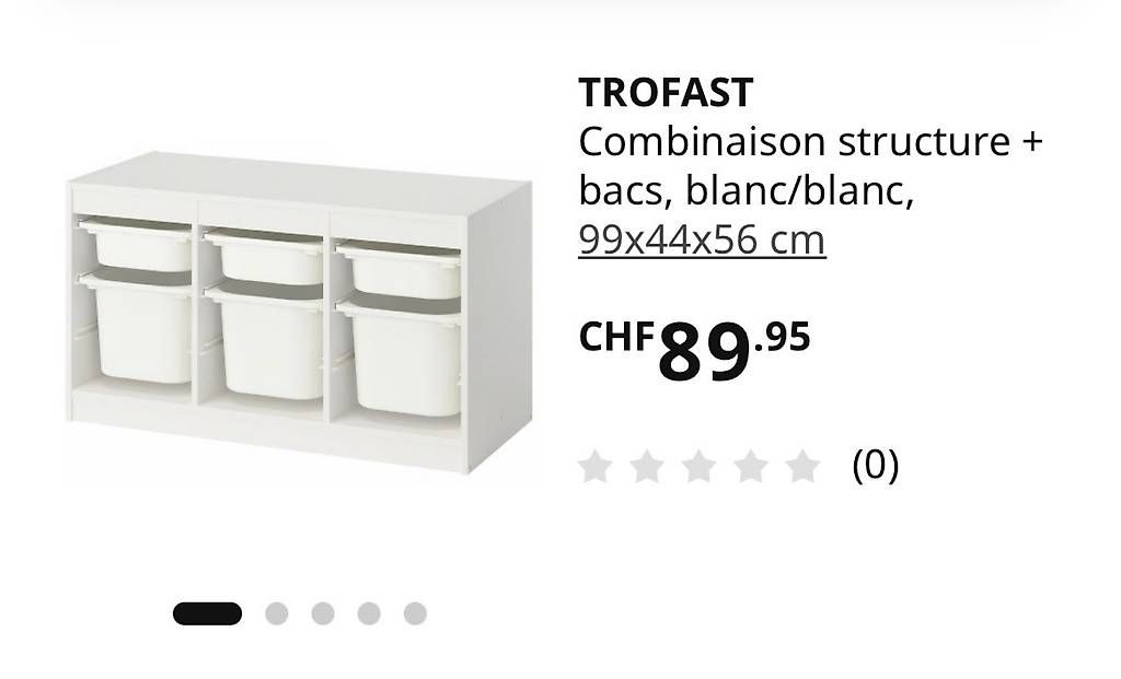 Regale: Meuble de rangement Trofast IKEA  – Gebraucht aus Corseaux von Elo75 1